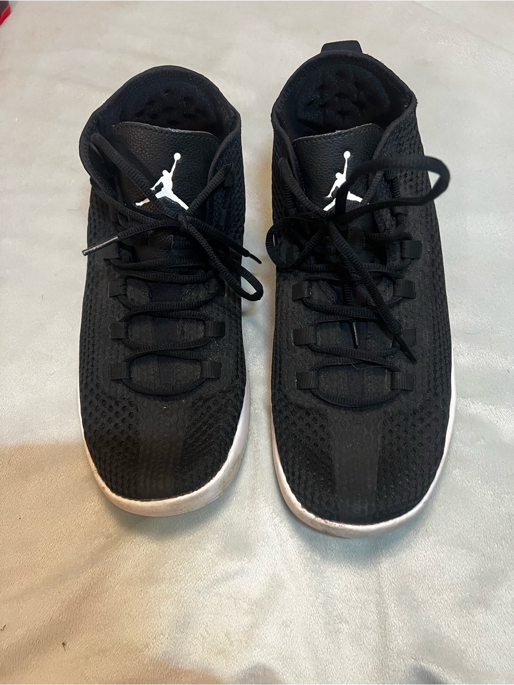 Jordan Shoe Tag with Black and Red Accents